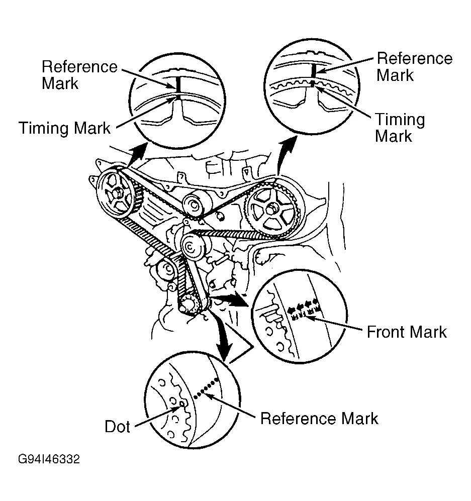 99 Toyota Seinna Timing Belt Diagram 2011 Le 6 Cyl Belt Diag