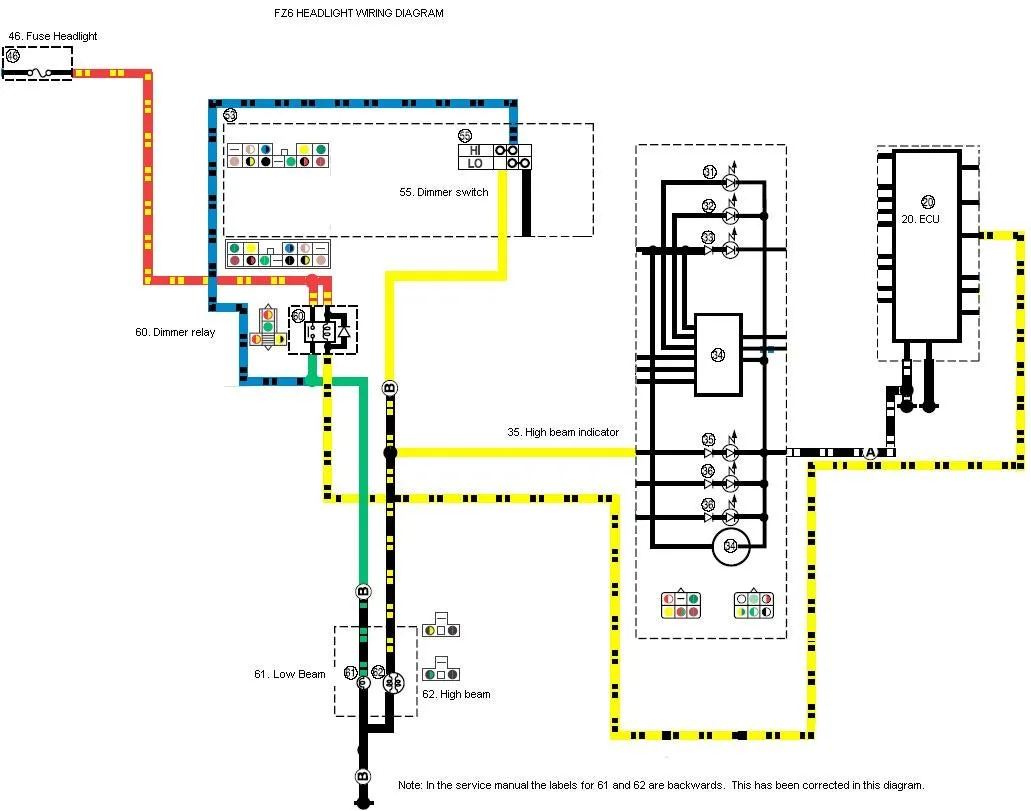 99 Yamaha R6 Wiring Diagram