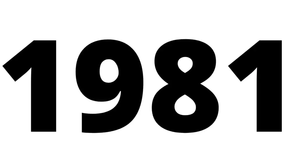 A Look Back At The Year 1981
