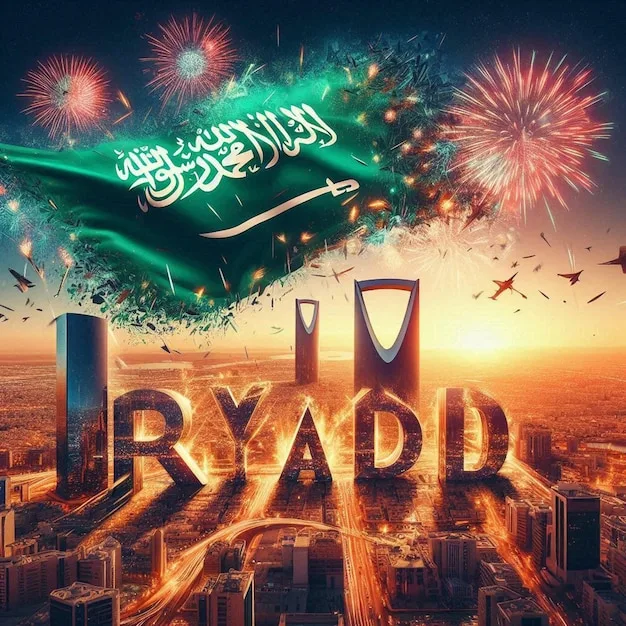 A Poster For The Year 2006 With Fireworks In The Background Premium Ai Generated Image