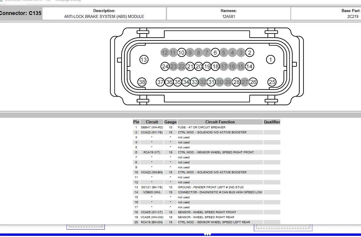 Abs Wiring Diagram Ford F150 Forum Community Of Ford Truck Fans