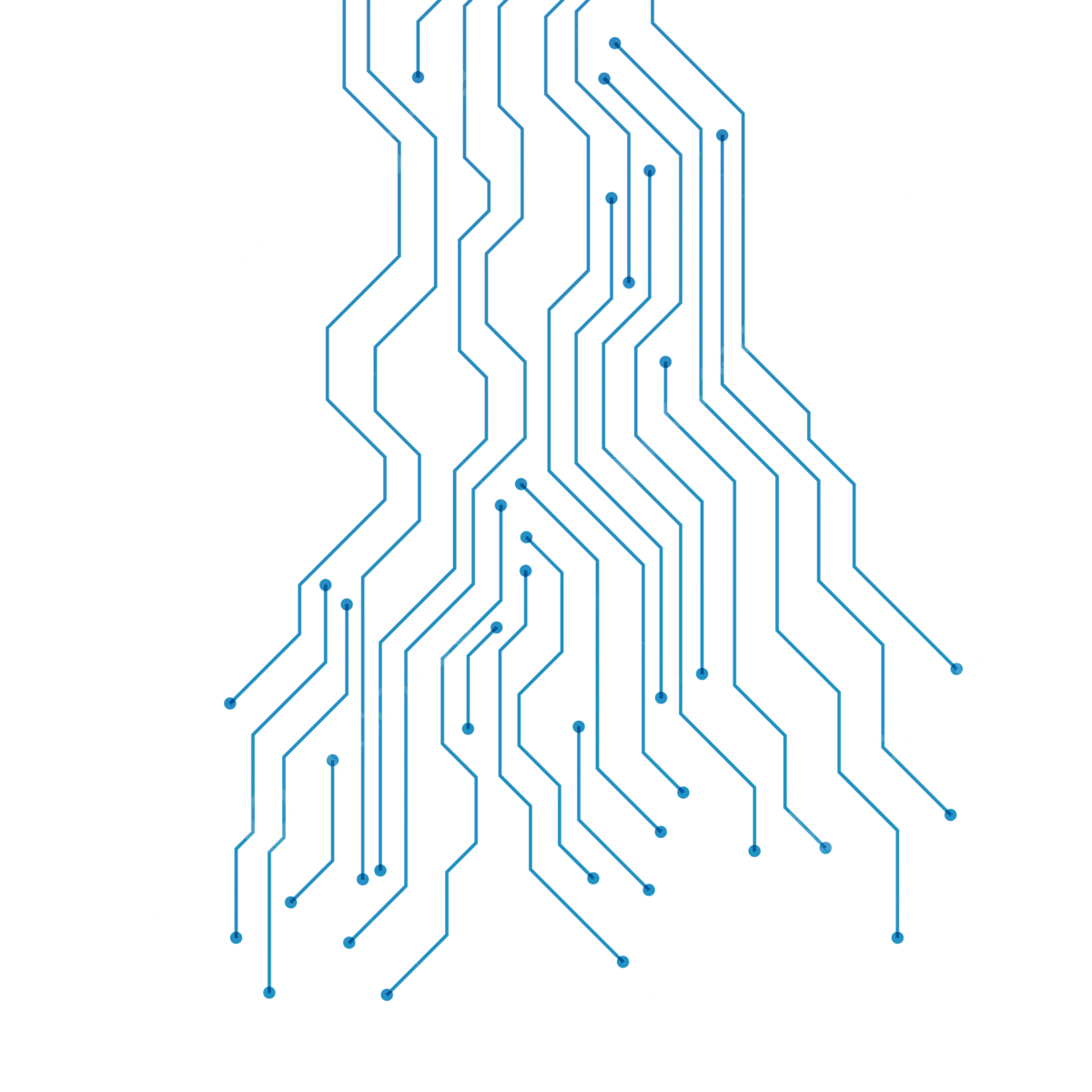 Abstract Blue Digital Technology Lines Diagram Digital Technology Technology Art Background