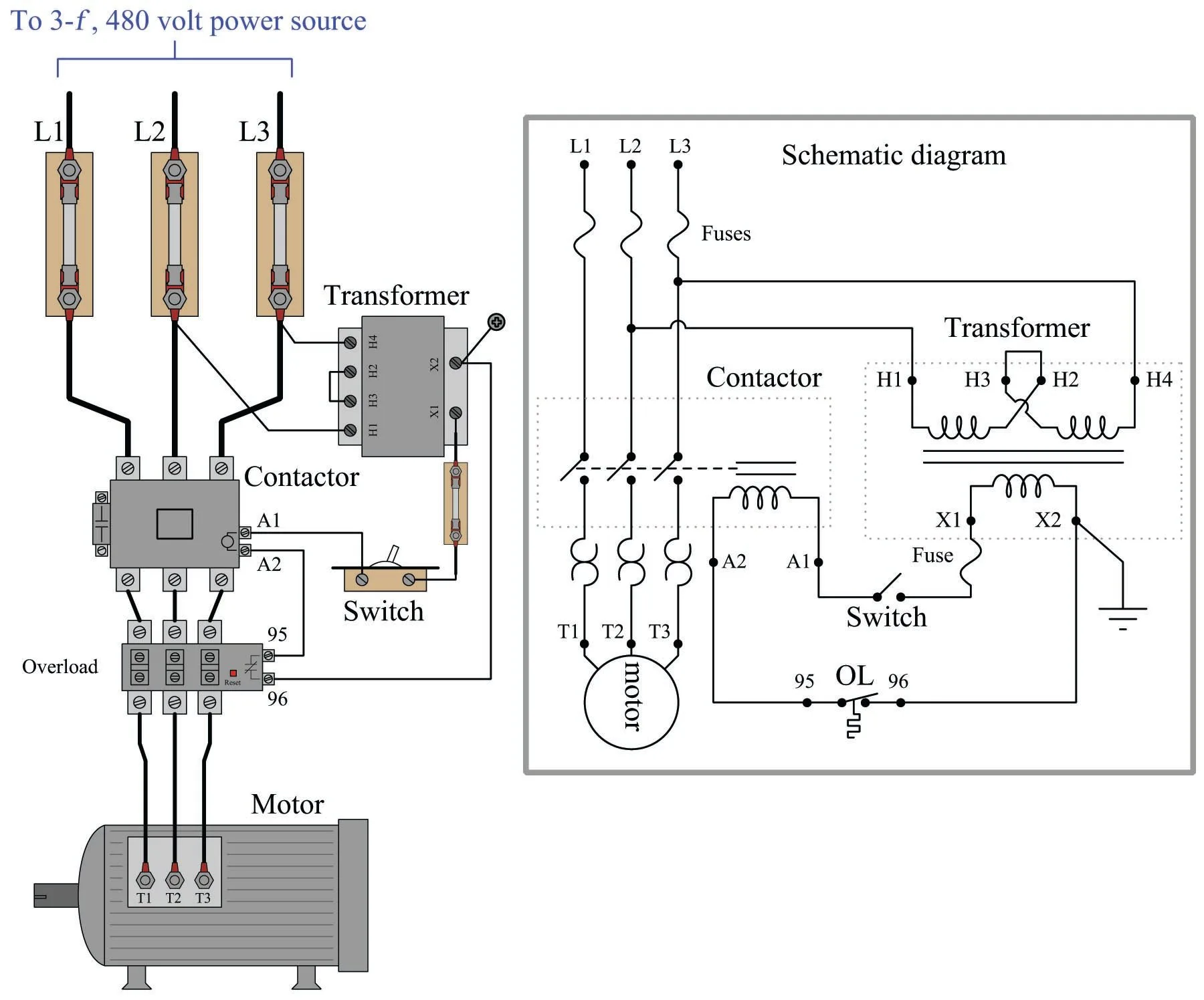 Ac Motor Wiring Diagram For Electric Vehicles 230 Phase Dayt