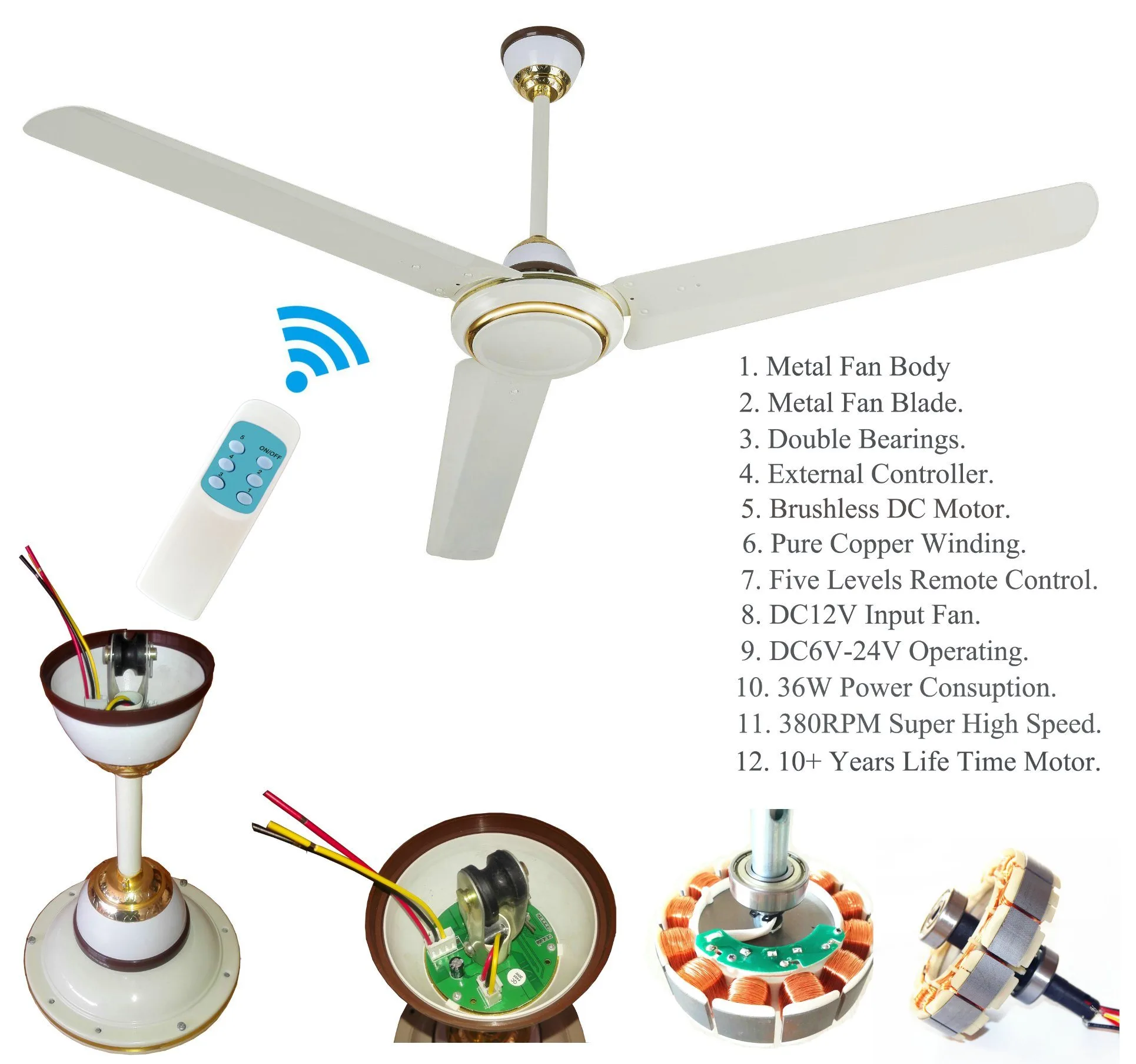 Ac Or Dc Motor For Ceiling Fan
