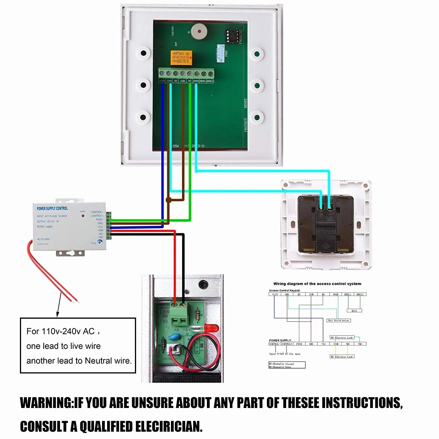 Access Control Wiring Diagrams Wiring Diagram Access Control