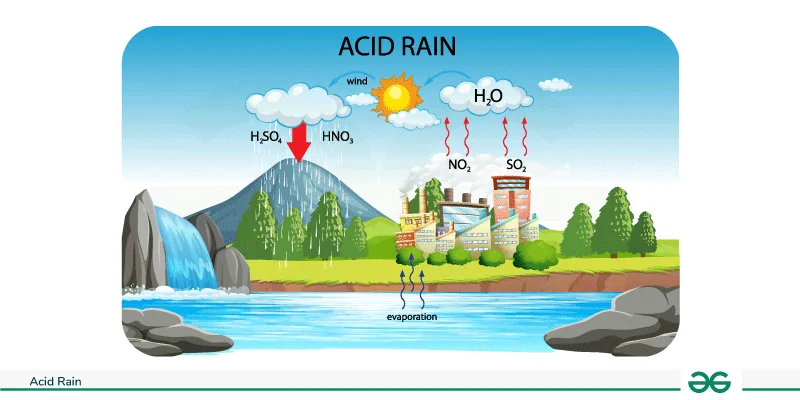 Acid Rain Definition Effects Disposition Causes And Prevention Geeksforgeeks