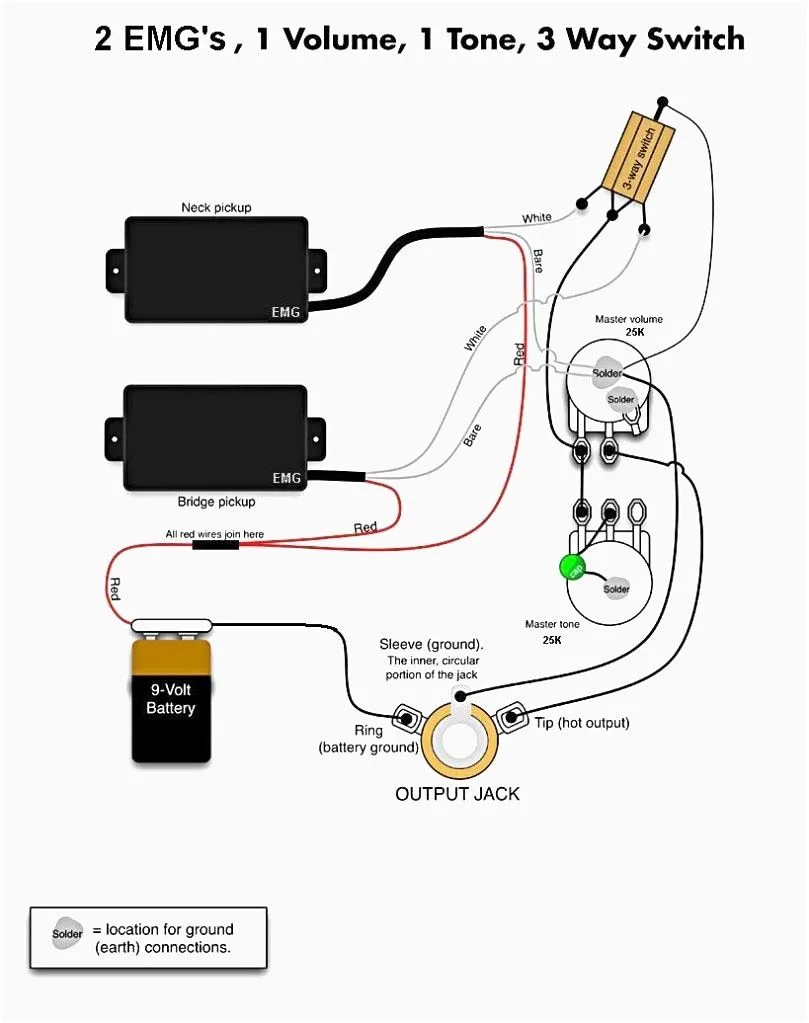 Active Pickup Circuit Diagram Active Pickup Circuit Diagram