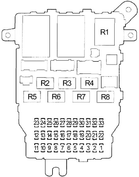 Acura Tsx 2004 2008 Fuse Box Diagram Auto Genius