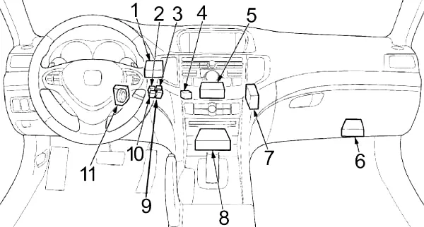 Acura Tsx 2009 2014 Fuse Box Diagram Auto Genius