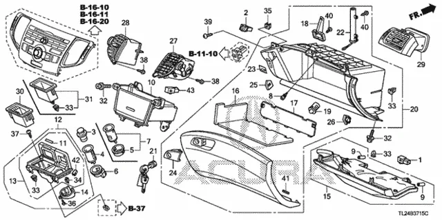 Acura Tsx Parts Diagram General Wiring Diagram