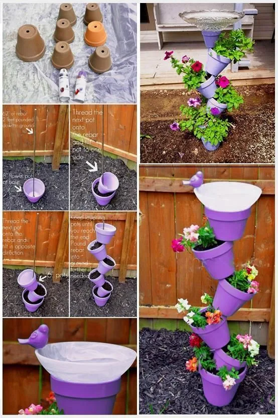 Affordable Home Improvement Diy Projects Diy Garden Projects Diy Flower Pots Garden Projects