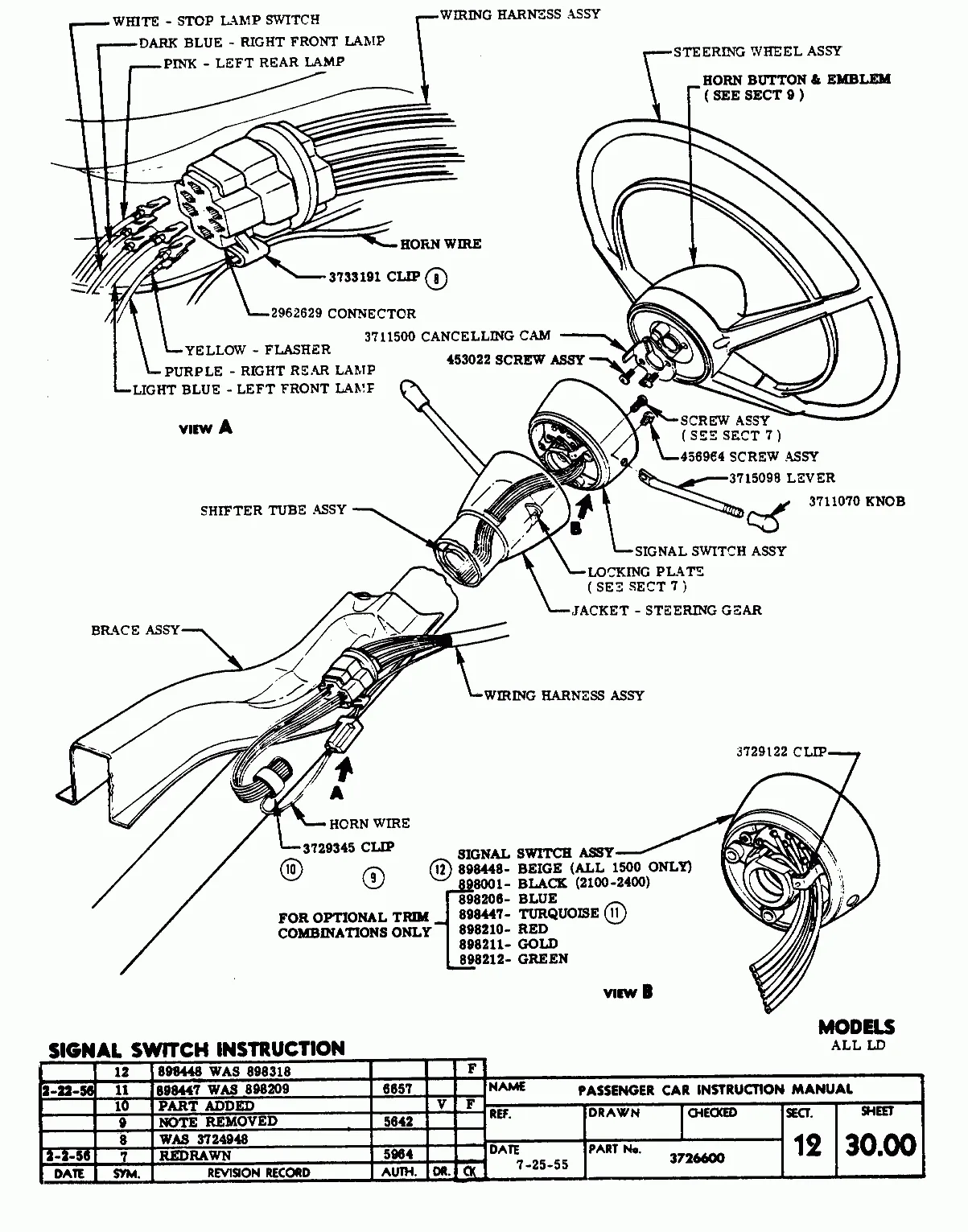 Aftermarket Gm Steering Column Wiring Diagram