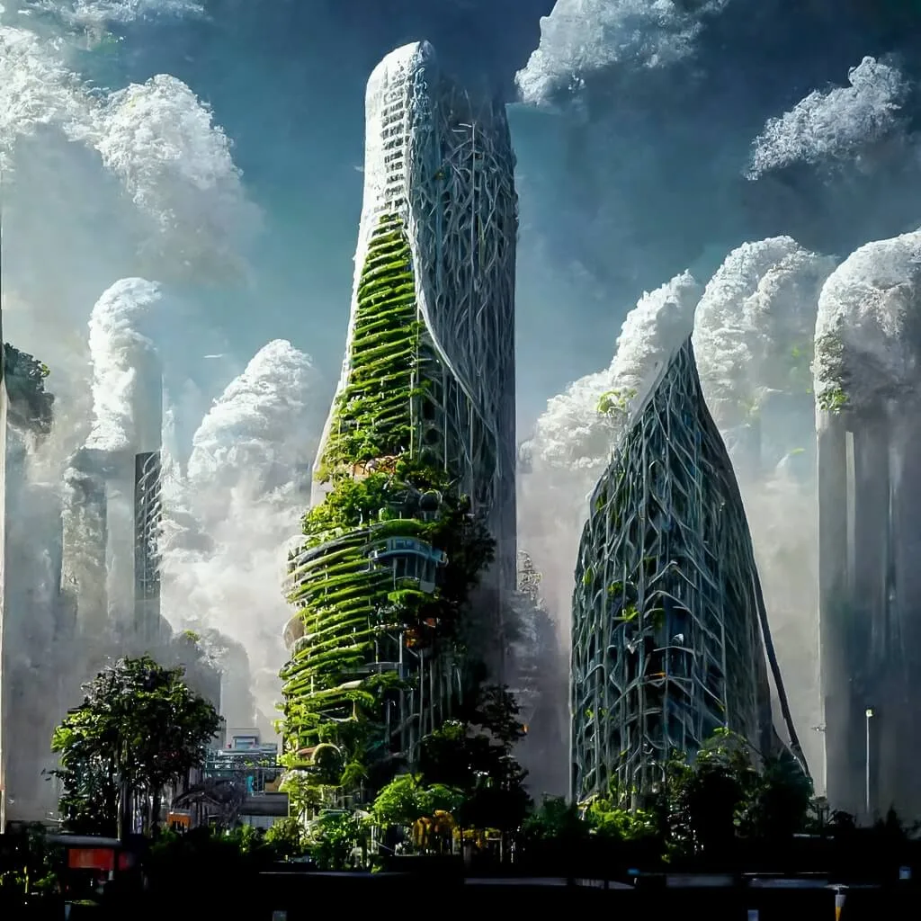 Ai Generated Future Cities By Manas Bhat Futuristic