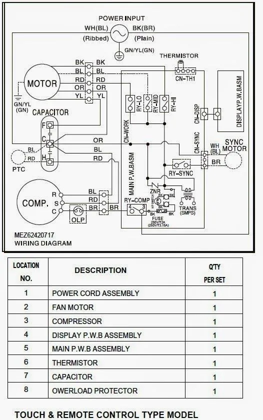 Air Conditioning Wiring Diagram