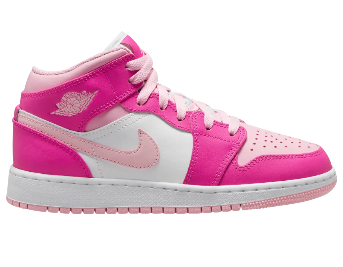 Air Jordan 1 Mid Gs Medium Soft Pink Fd8780 116 Sbd