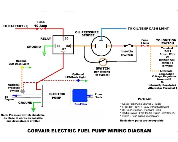 Airtex Fuel Pump Wiring Diagram