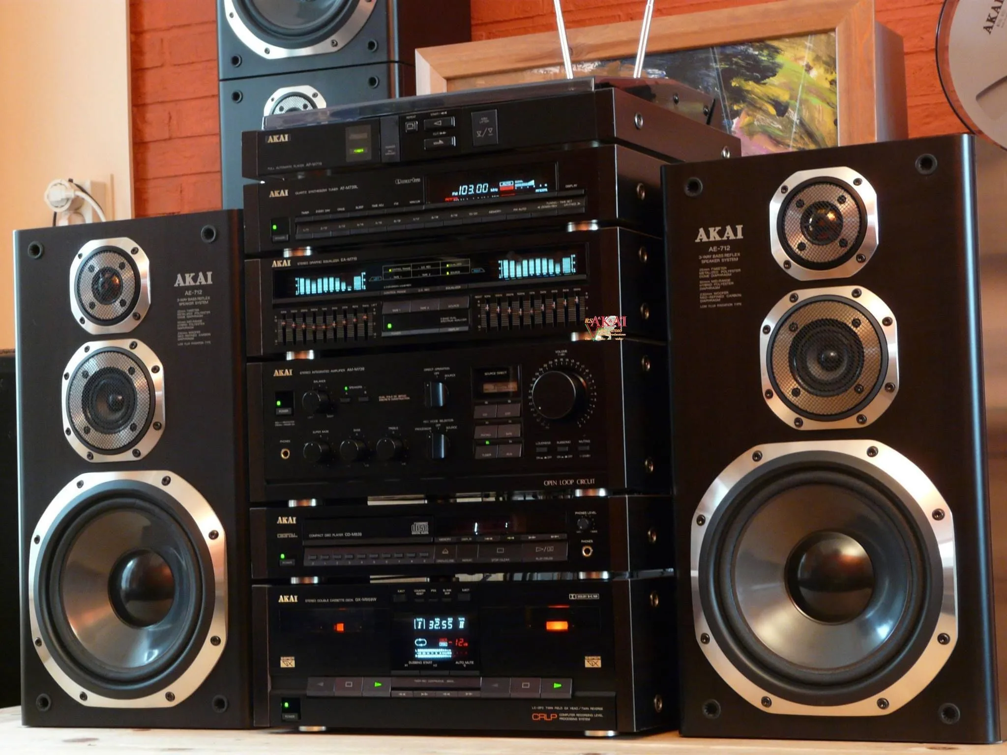 Akai Full Hifi System Hifi Home Theater Sound System Audio