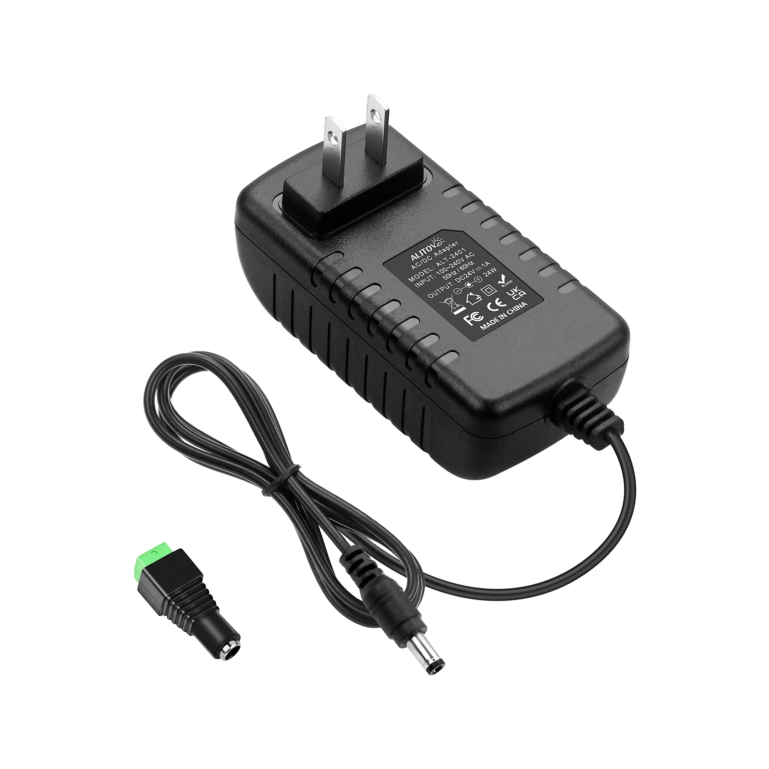 Alitove 24V 1A 24W Dc Power Supply Adapter 100 240V Ac To Dc 24 Volt 1 Amp Converter 24 Vdc
