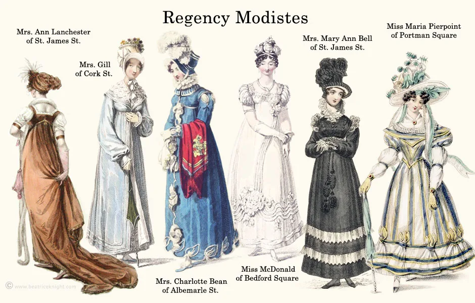 All About Regency Modistes Beatrice Knight 2023
