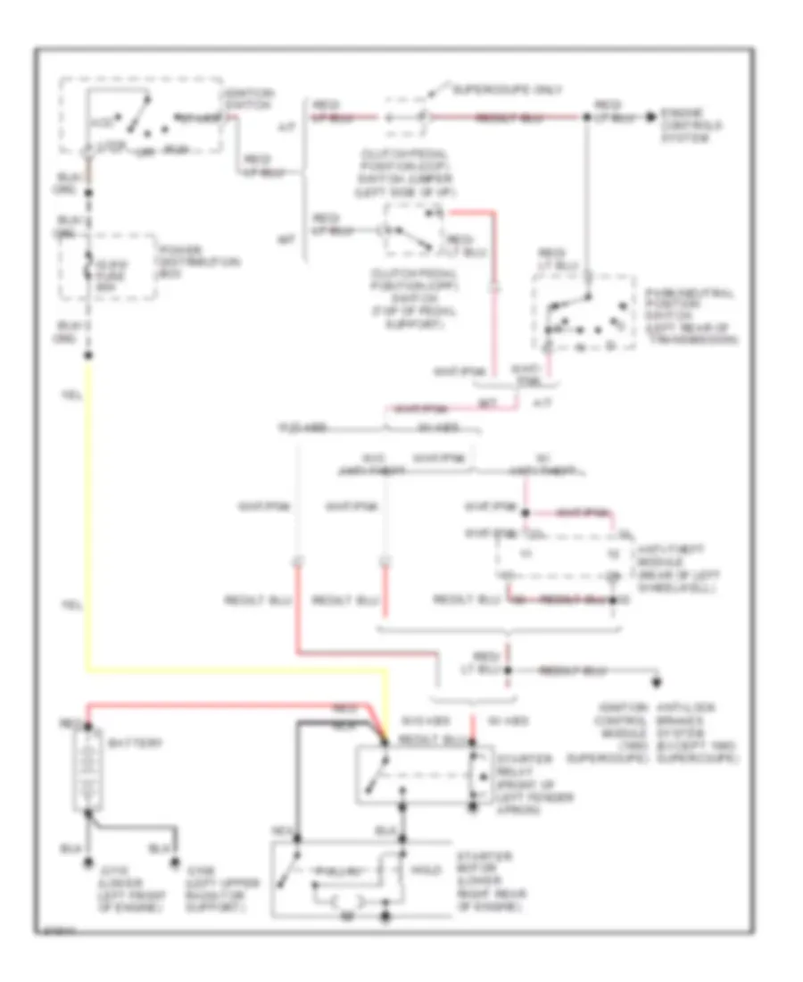 All Wiring Diagrams For Ford Thunderbird 1992 Wiring Diagrams For Cars
