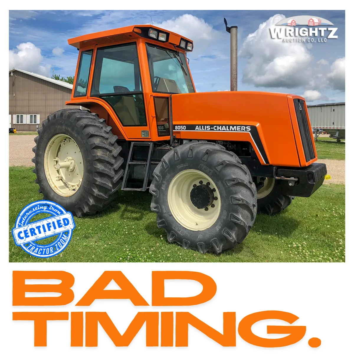 Allis Chalmers 8000 Series Bad Timing Tractor Zoom
