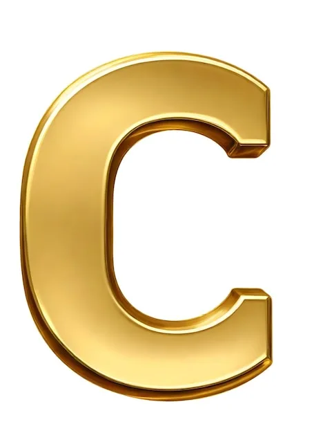 Alphabet Letter C Premium Ai Generated Image