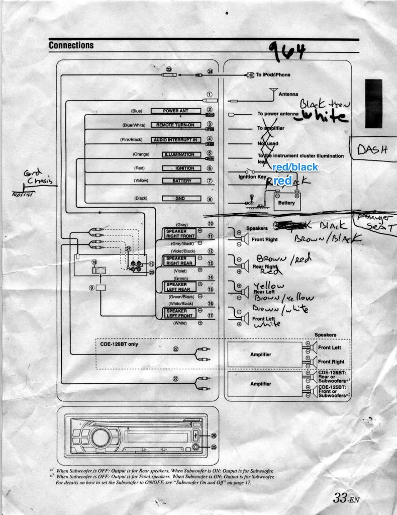 Alpine Car Speaker Wiring Diagrams