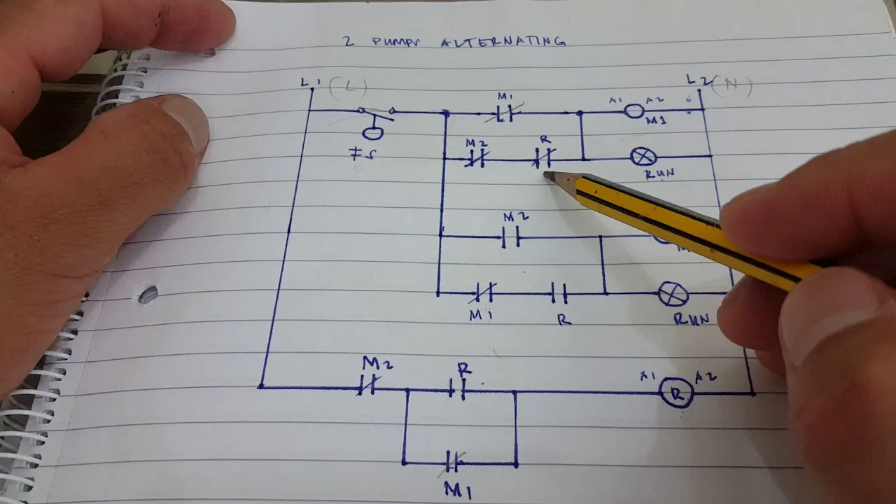 Alternating Relay Wiring Diagram Pumps