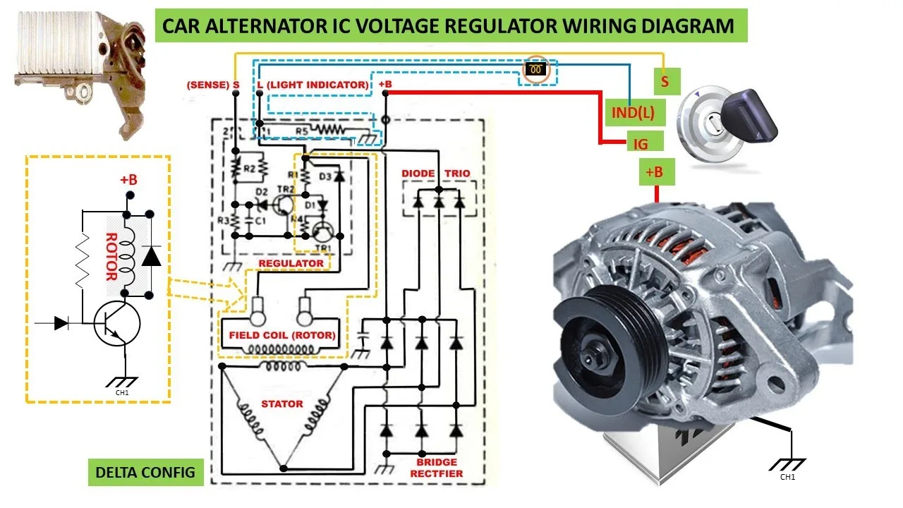 Alternator Avr Circuit Diagram