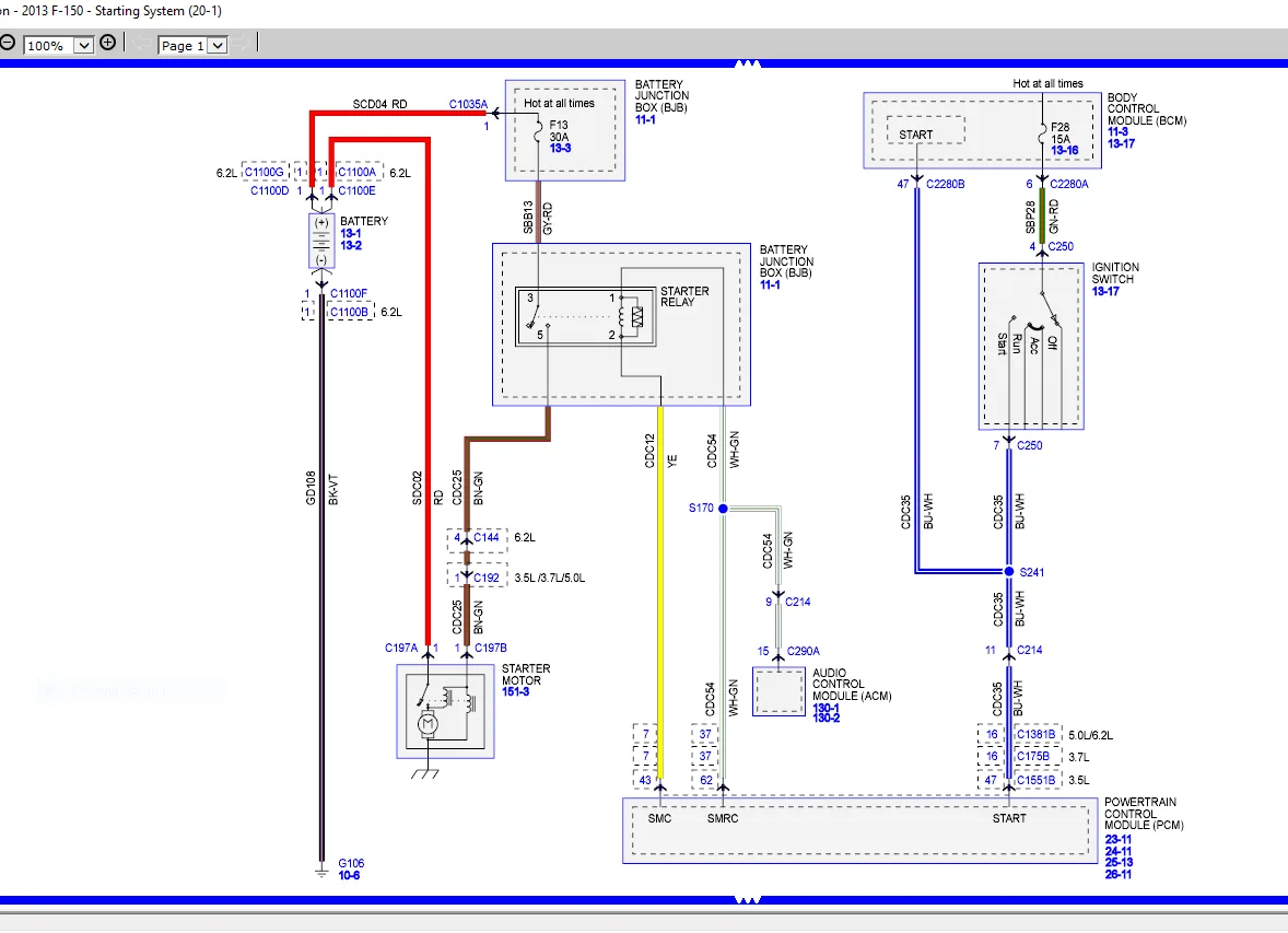 Alternator Starter Wire From Battery Ford F150 Forum Community Of Ford Truck Fans
