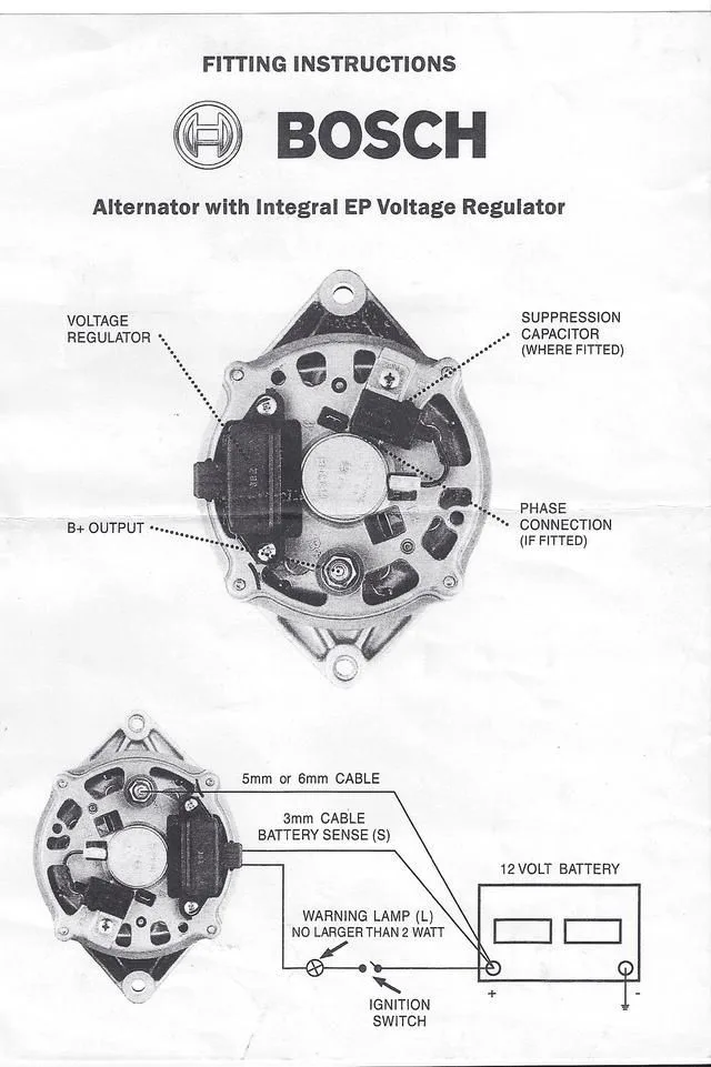 Alternator Wiring Diagram Internal Regulator