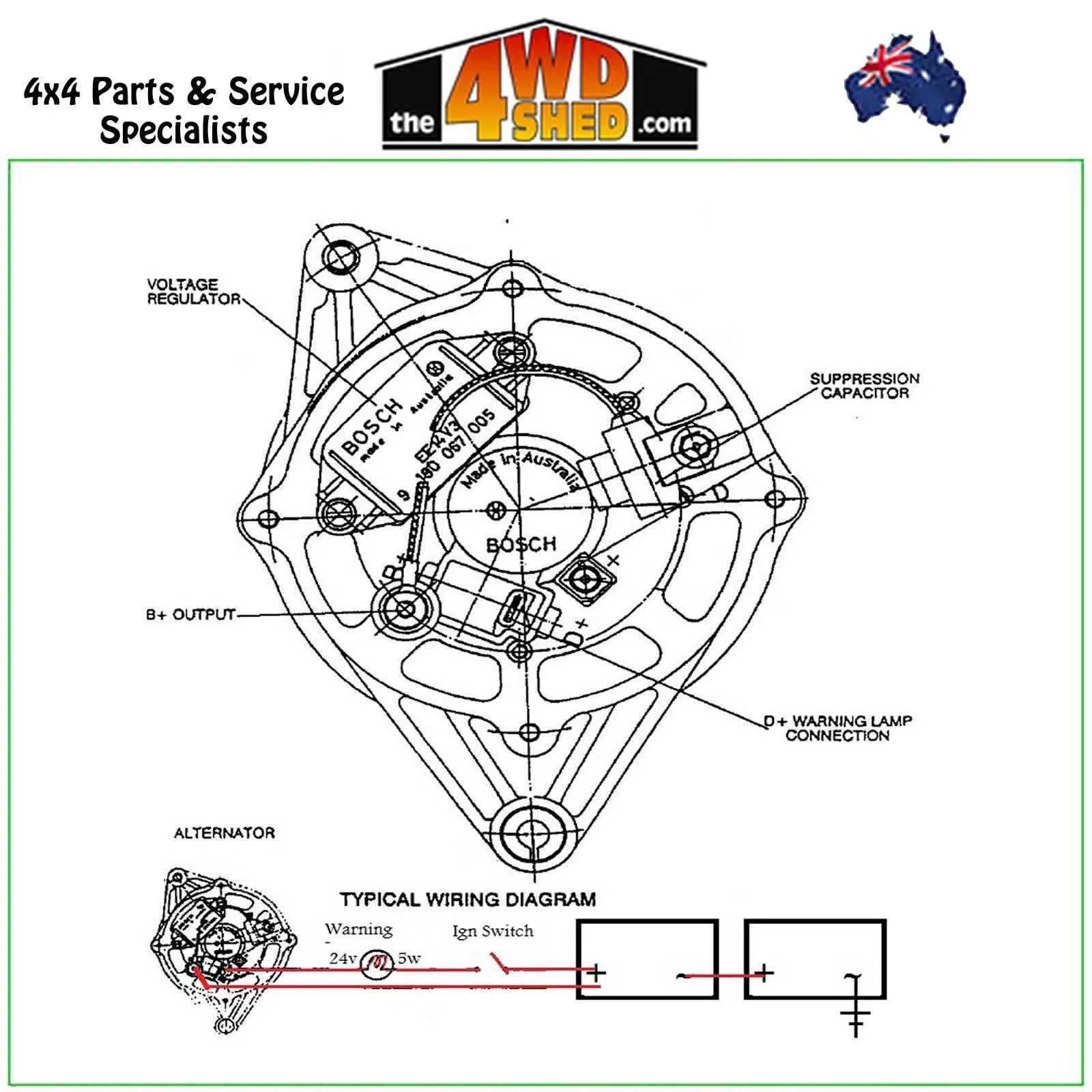 Alternator Wiring Diagram Symbol