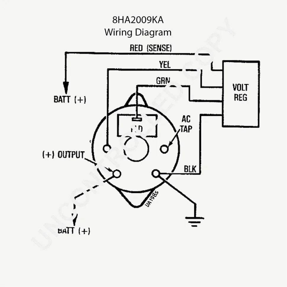 Alternator Wiring Diagram Tractor Wiring Diagram