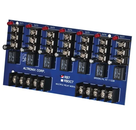 Altronix Rb7 Ultra Sensitive Relay Module 7 Isolated Outputs