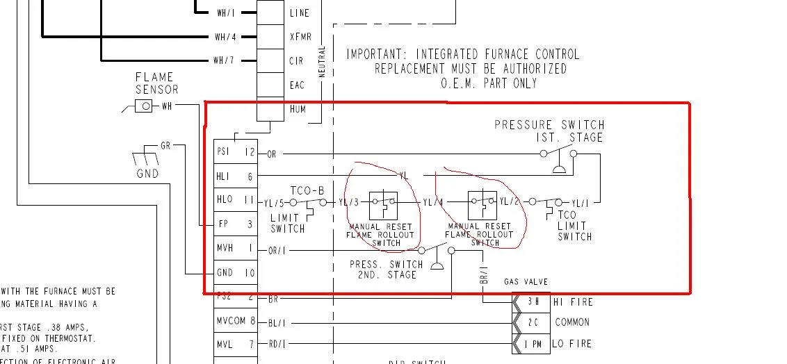 American Standard Furnace Wiring Diagram