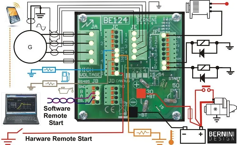 Amf Control Panel Circuit Diagram