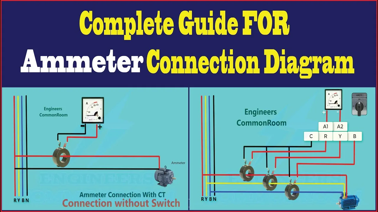 Ammeter Selector Switch Wiring Diagram Salzer 3 Phase Ammete