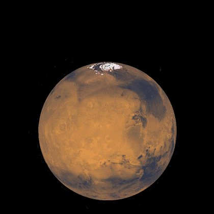 Animation Of Mgs Orbiting Mars