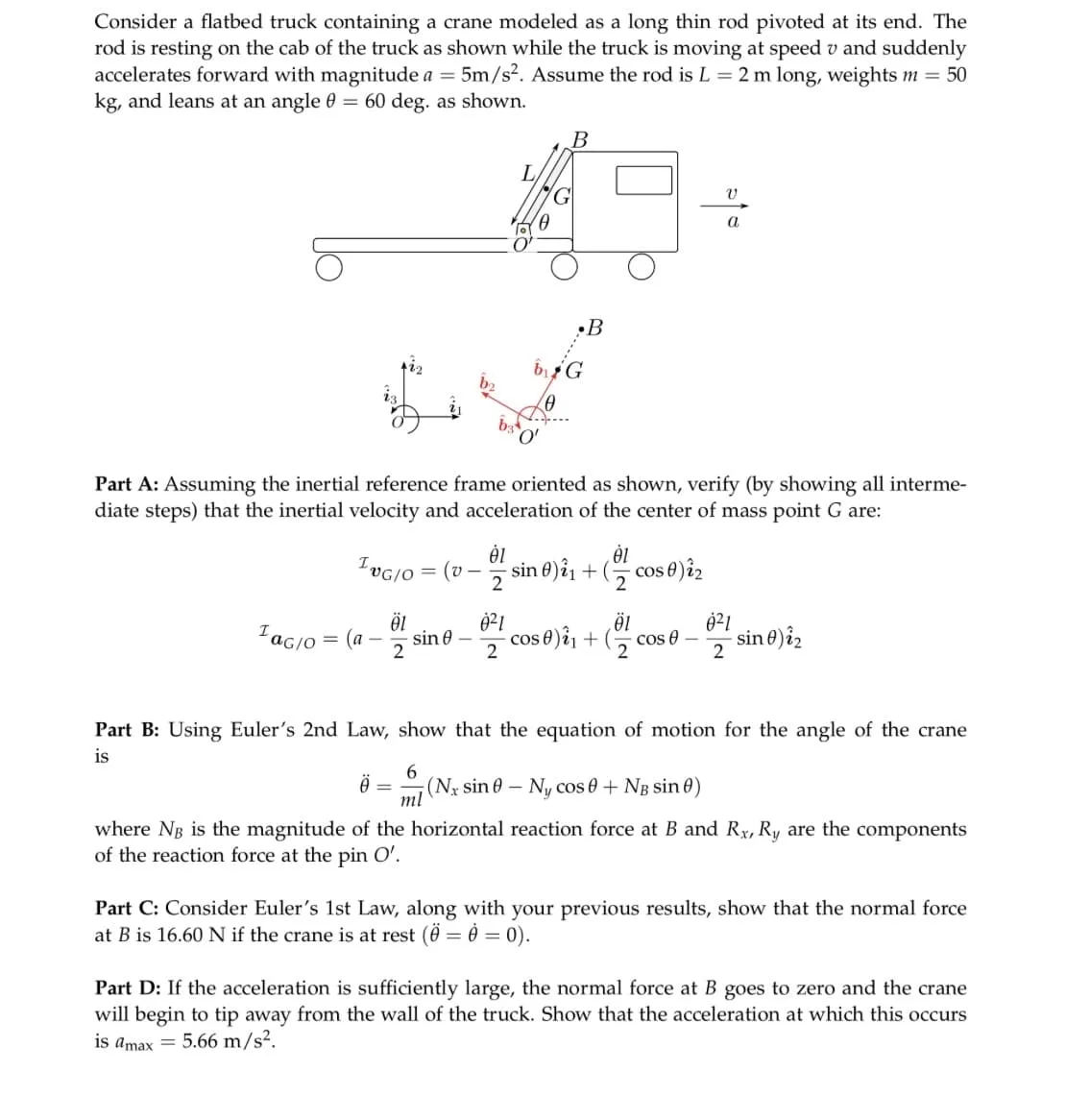 Answered Consider A Flatbed Truck Containing A Bartleby