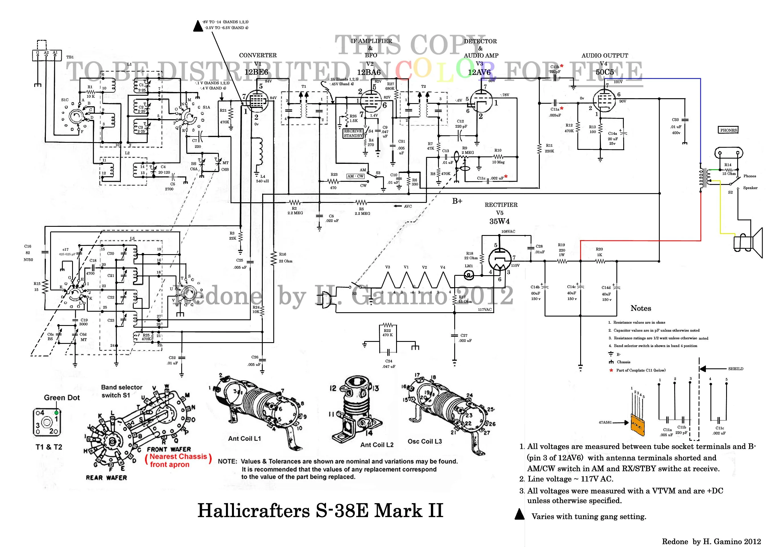 Antique Radio Schematic Diagrams Radio Circuit Superhet Valv