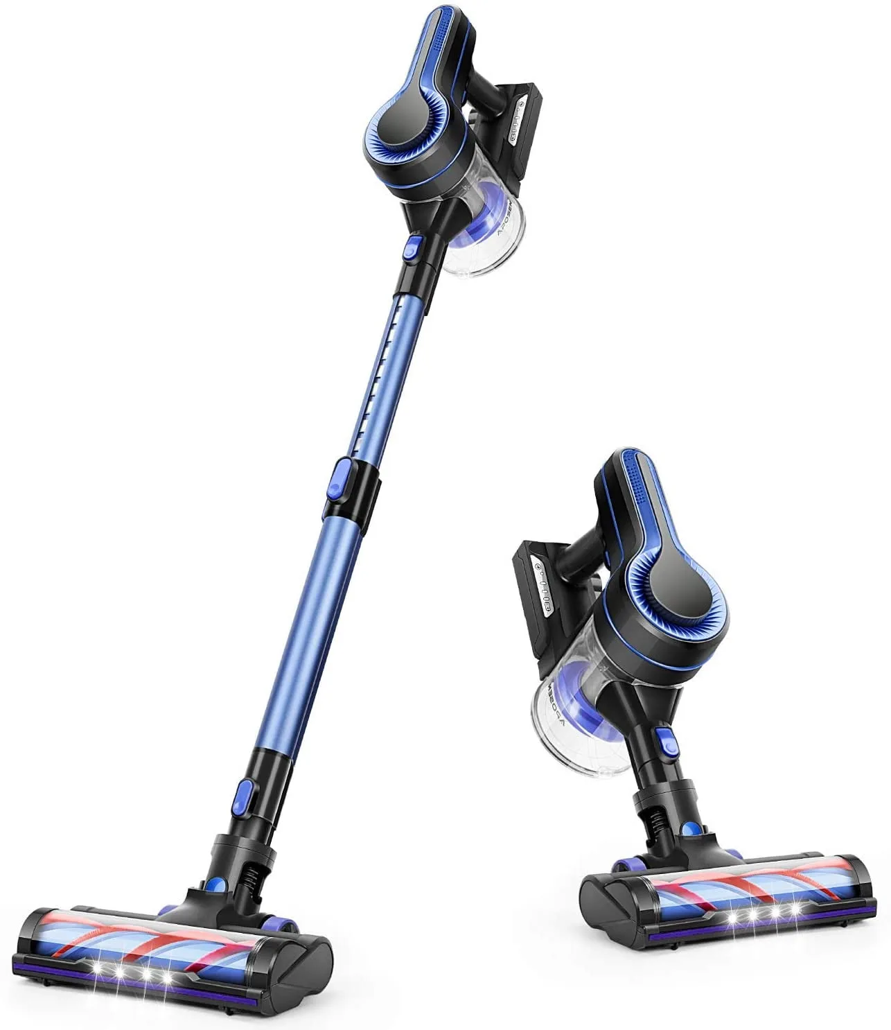 Aposen Cordless Vacuum Cleaner 2 In1 Lightweight Stick Vacuum For Carpet Hard Floor H250
