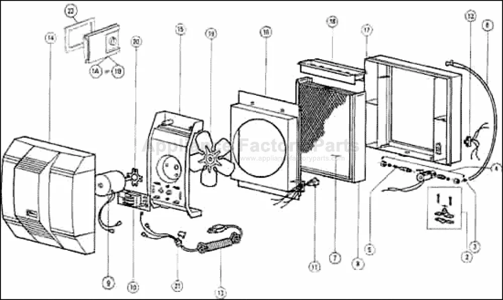 Aprilaire 600 Parts Diagram