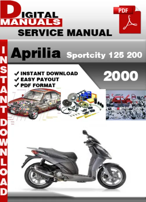 Aprilia Sportcity 125 200 2000 Factory Service Repair Manual Tradebit