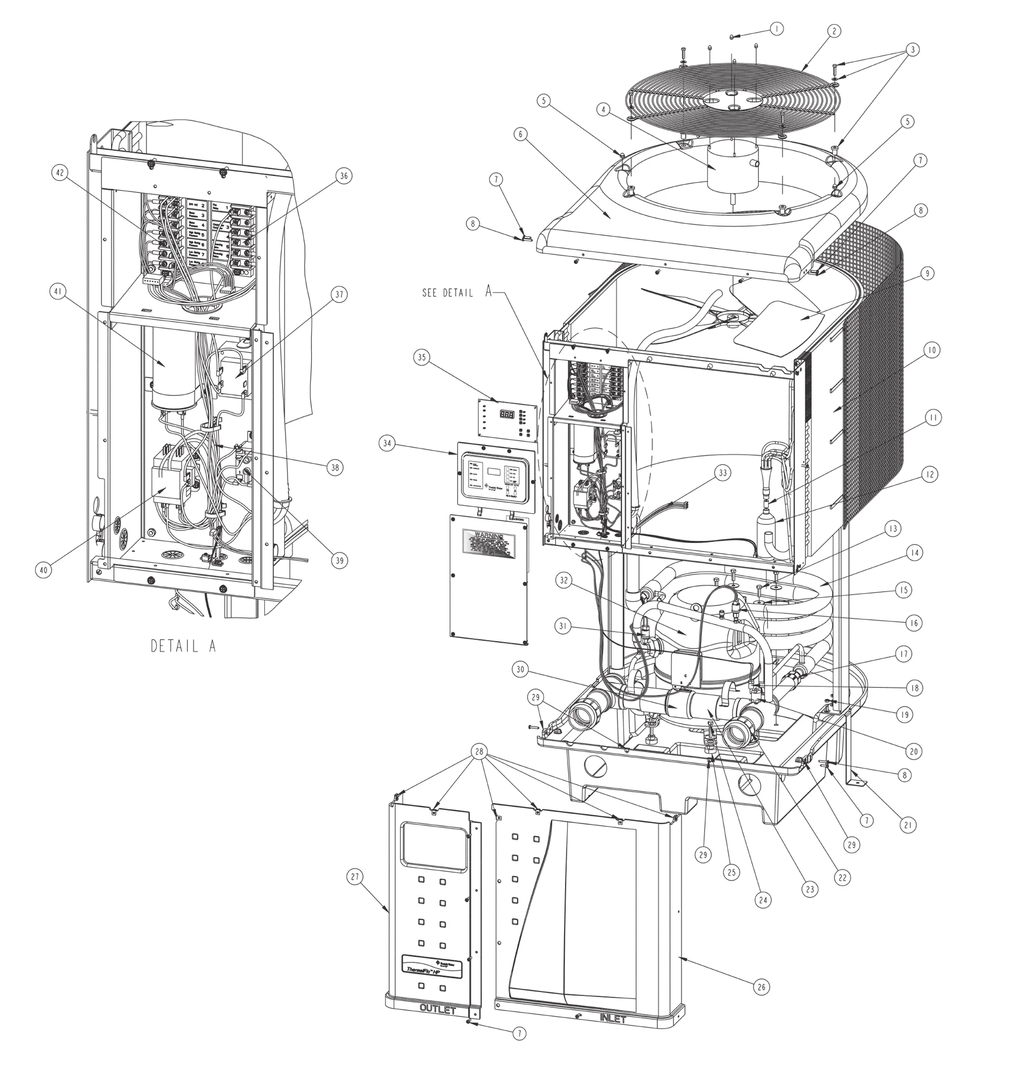 Aquacal Heat Pump Parts Diagram
