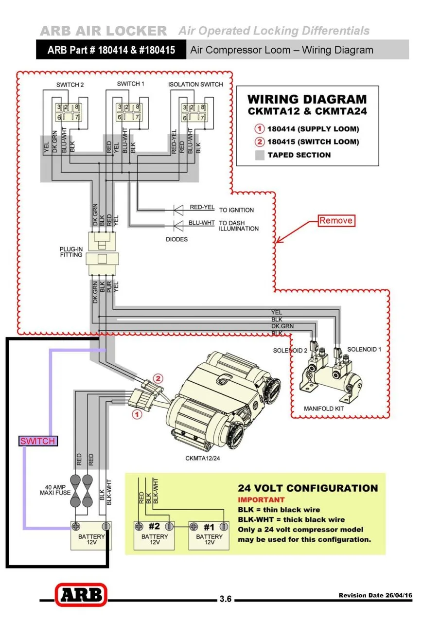 Arb Compressor Switch Wiring