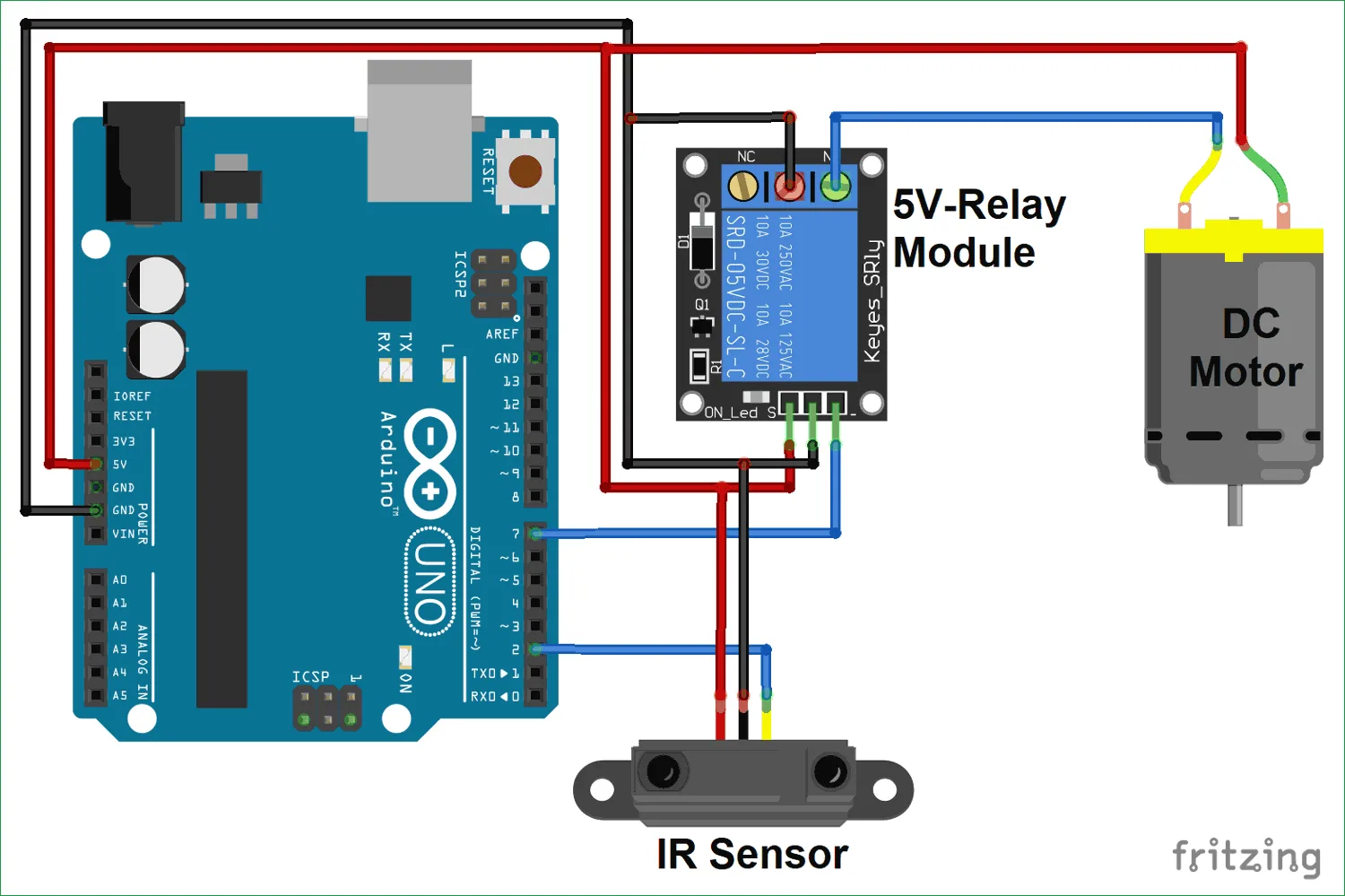 Arduino Dc Motor Wiring Diagram