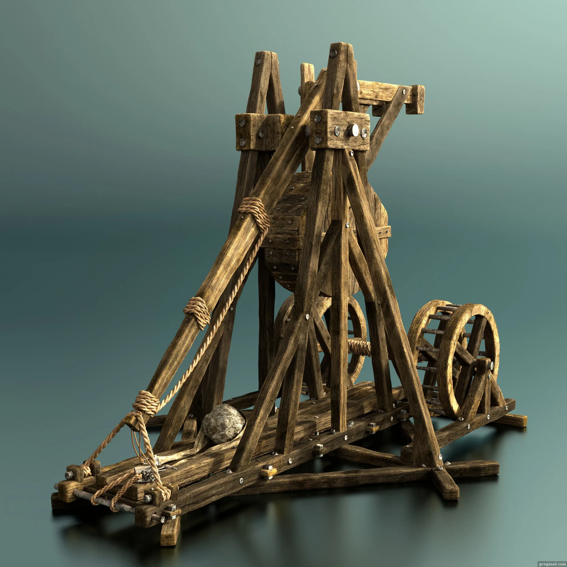 Artstation Trebuchet Greg Zaal