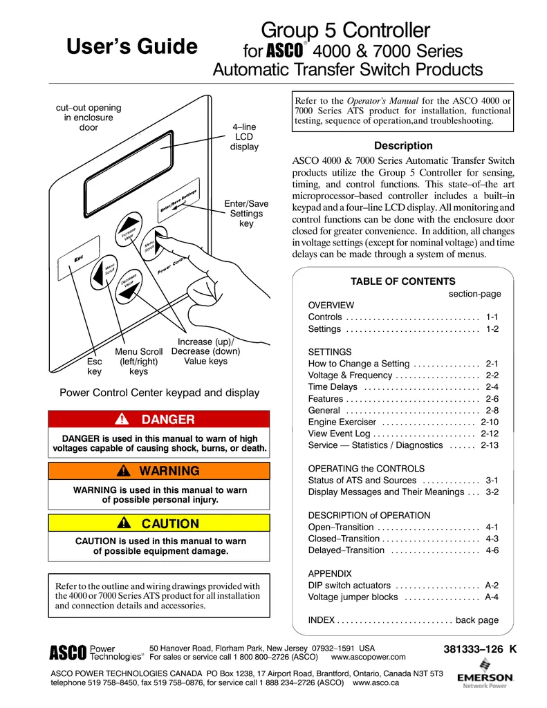 Asco 7000 Series Ats Wiring Diagram Database