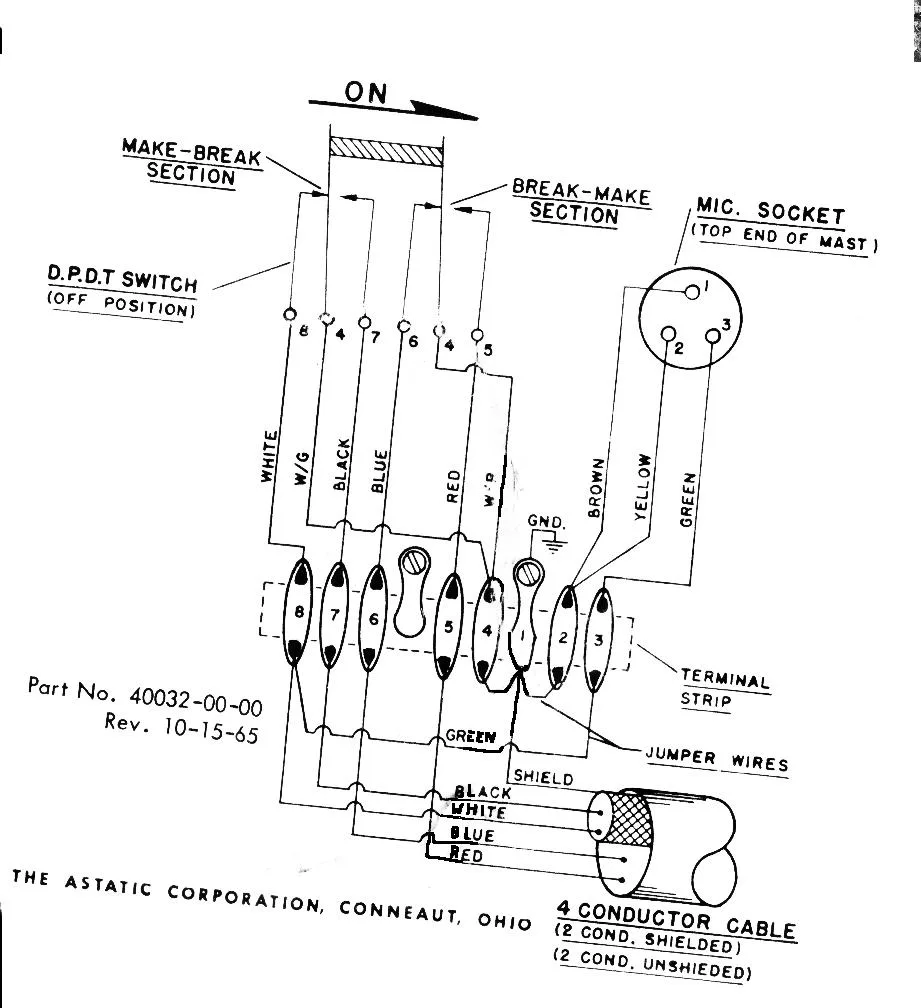 Astatic 575 M6 Wiring Diagram