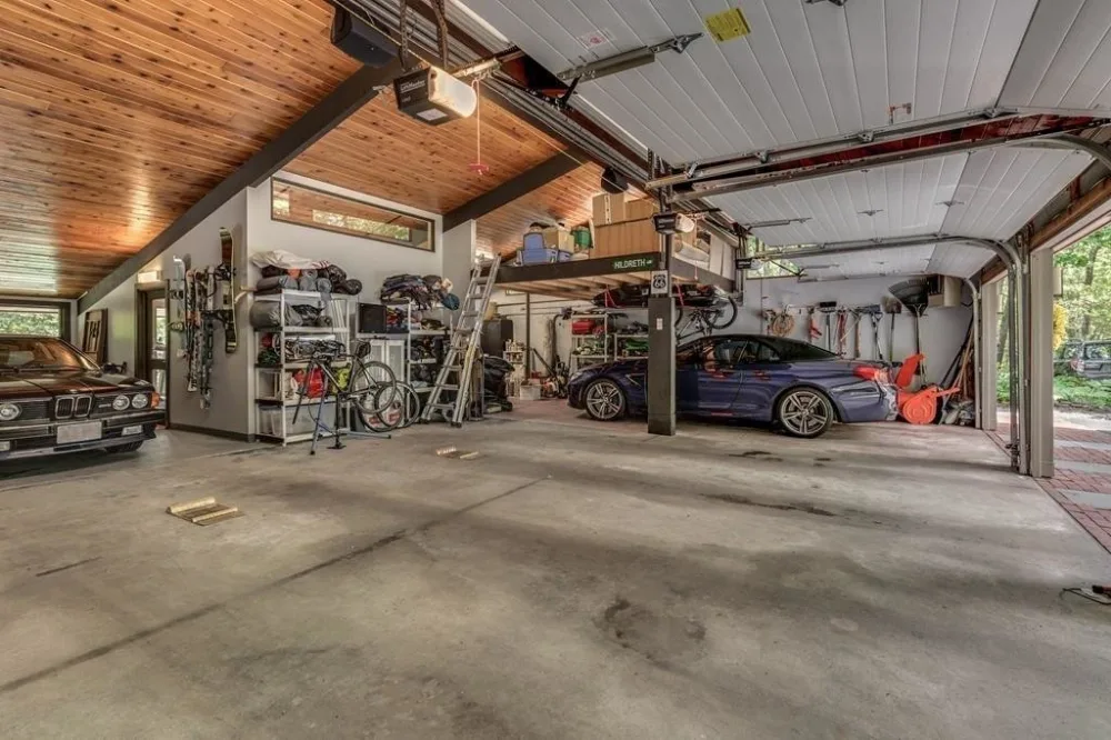 At Home In The Modern World Garage Design Car Garage Garage Renovation